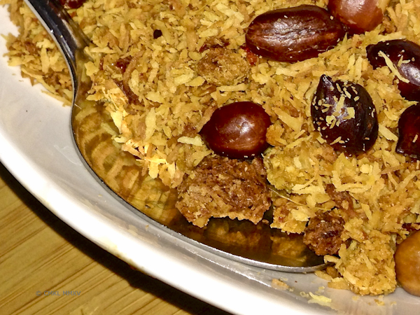 toasted coconut & peanuts