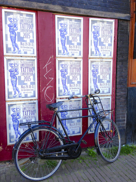 poster display advertising an upcoming tattoo expo