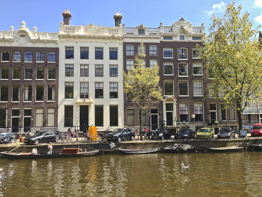 The view across the grachten is always beautiful