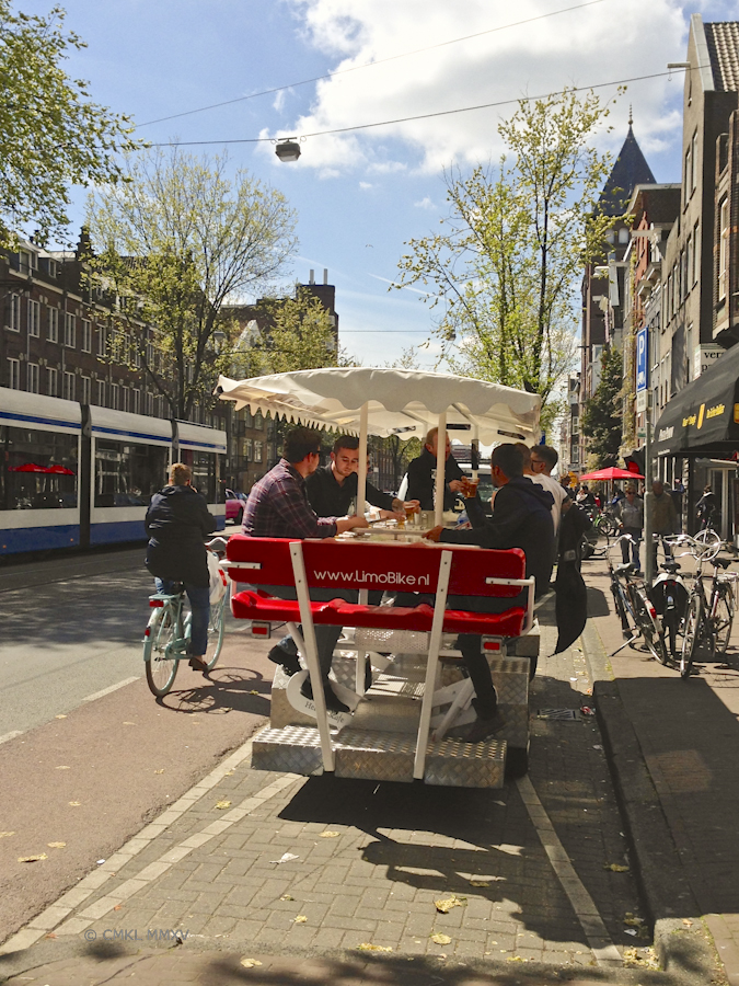 The unique Party-Bike-Limousine, only in Amsterdam!!