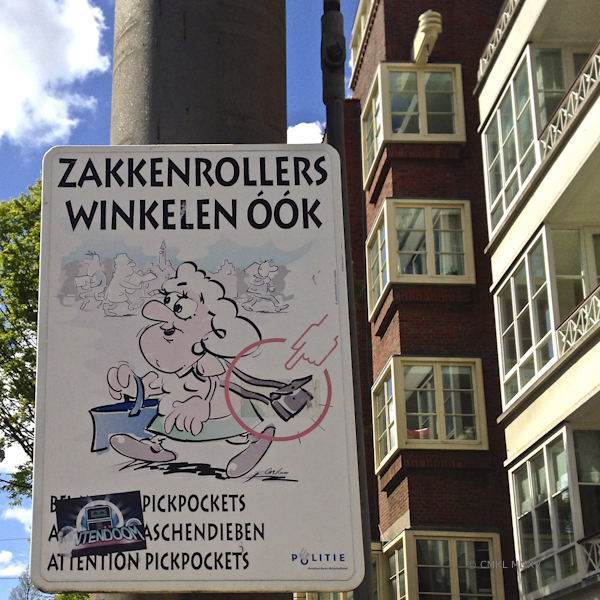 Pickpockets like shopping too!