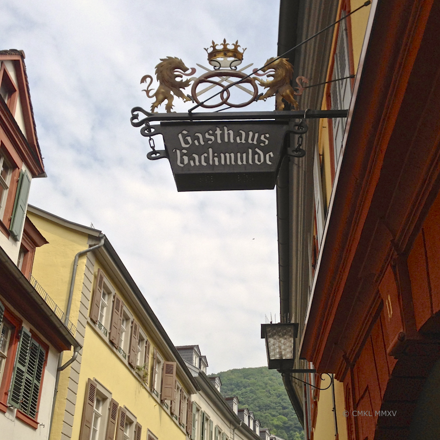 Gasthaus Backmulde (elegant restaurant & small hotel named after the trough in which to let the dough rise) The building goes back to a 17th c. sailors' inn. It's also headquarters for the master baker's guild  