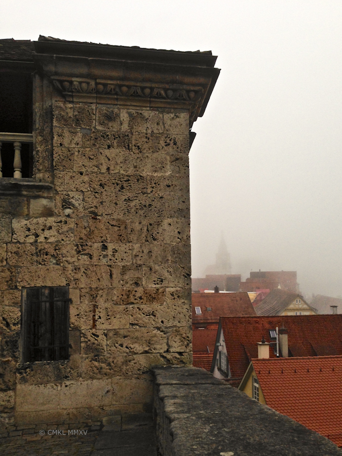 Having passed under the gate, a look back toward the town