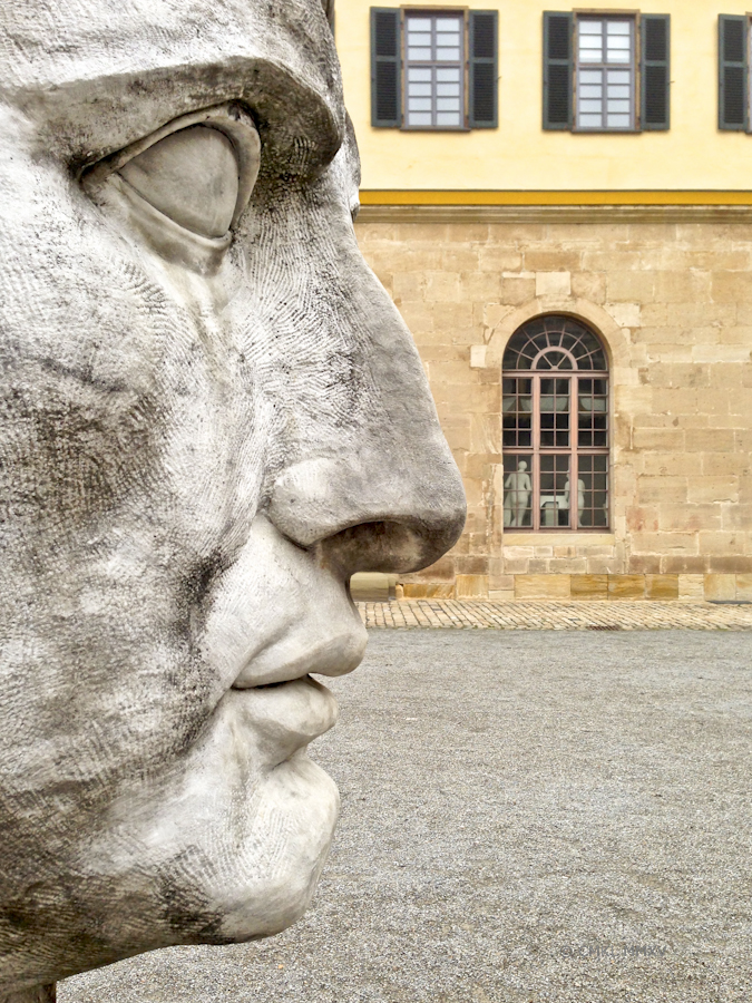 ... and semi-clad virgins, no wonder the Pontifex had to take a breather outside!